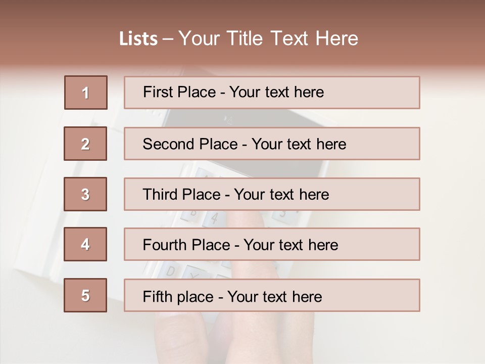 Safety Part Of Password PowerPoint Template