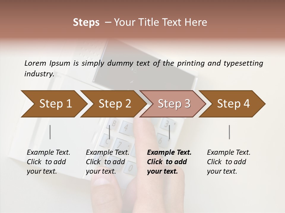 Safety Part Of Password PowerPoint Template