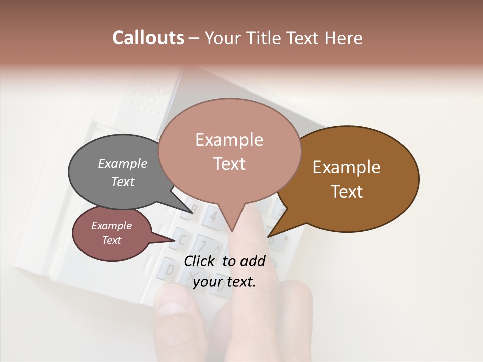 Safety Part Of Password PowerPoint Template