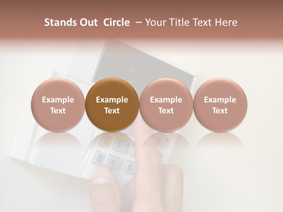 Safety Part Of Password PowerPoint Template
