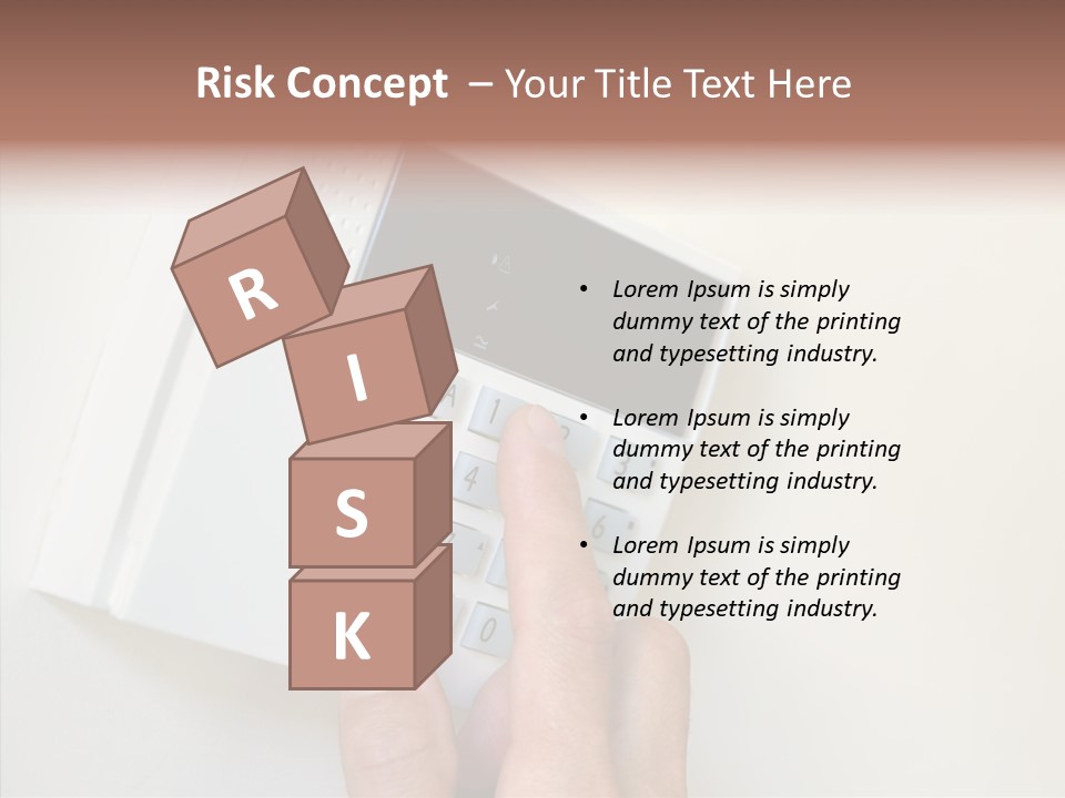 Safety Part Of Password PowerPoint Template