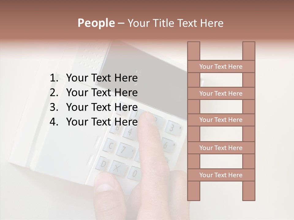 Safety Part Of Password PowerPoint Template