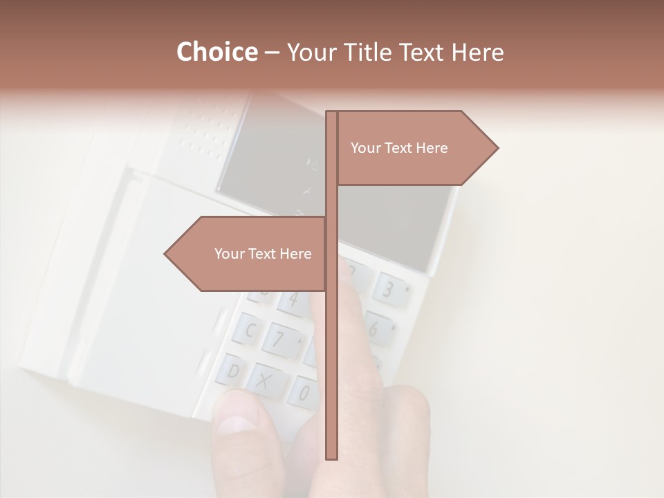 Safety Part Of Password PowerPoint Template
