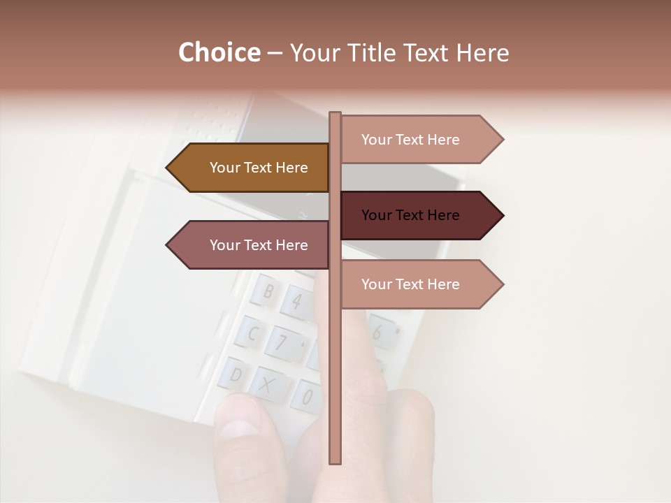 Safety Part Of Password PowerPoint Template