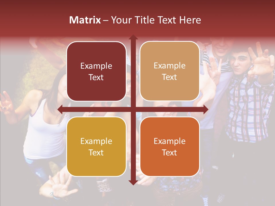 Hands Male Dancefloor PowerPoint Template