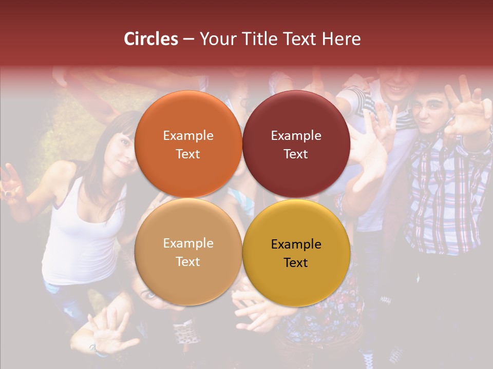 Hands Male Dancefloor PowerPoint Template