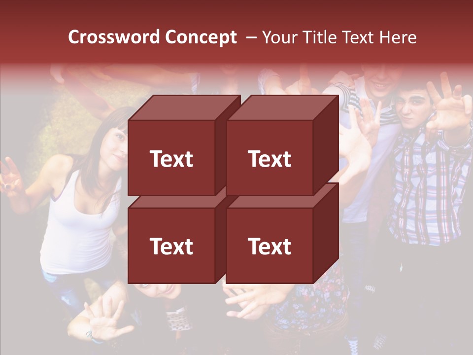 Hands Male Dancefloor PowerPoint Template