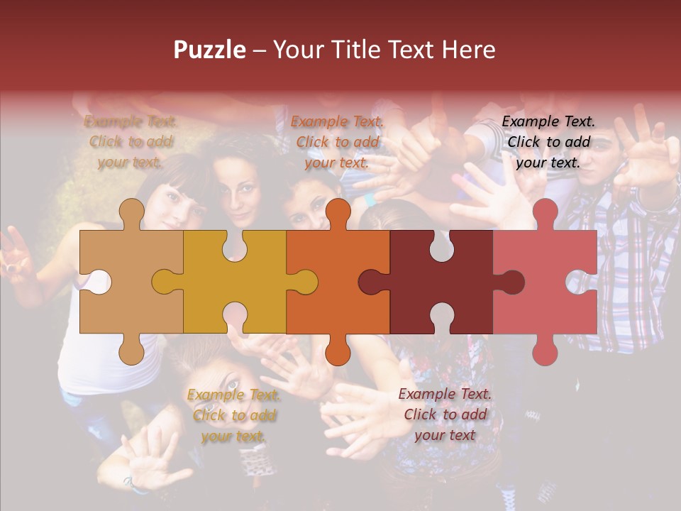 Hands Male Dancefloor PowerPoint Template