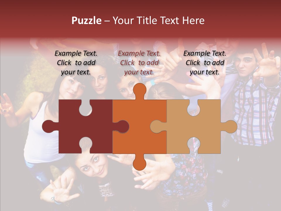 Hands Male Dancefloor PowerPoint Template