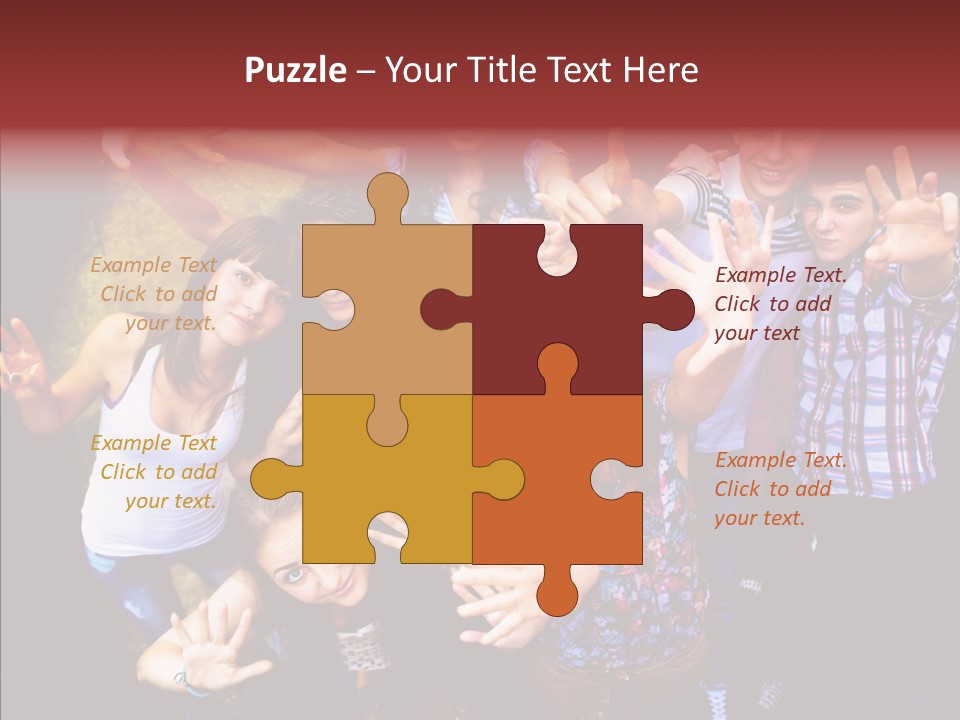 Hands Male Dancefloor PowerPoint Template