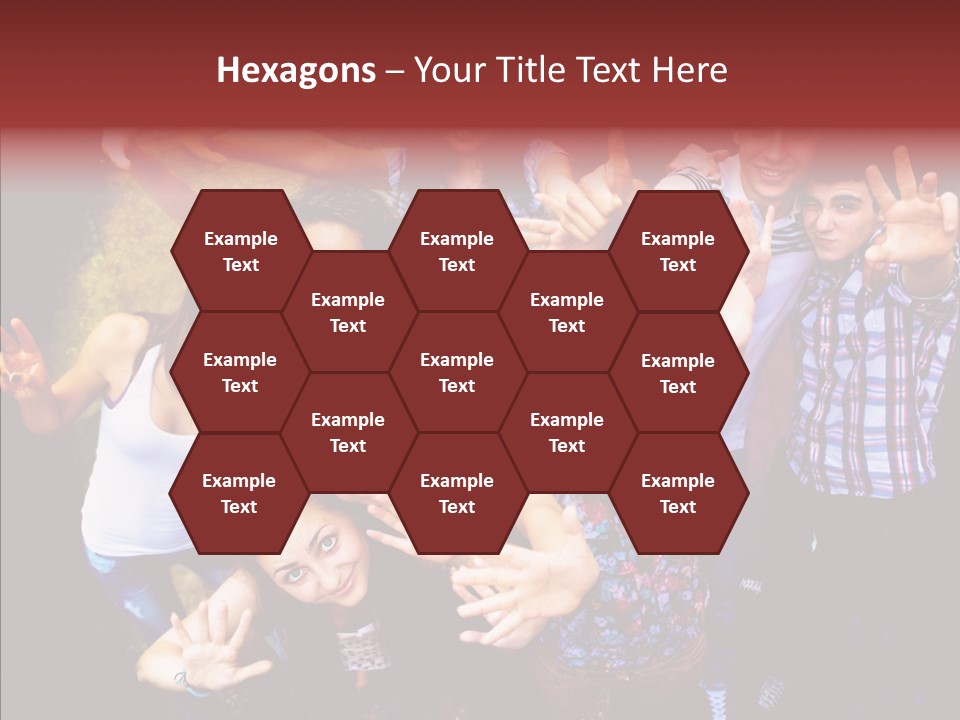 Hands Male Dancefloor PowerPoint Template