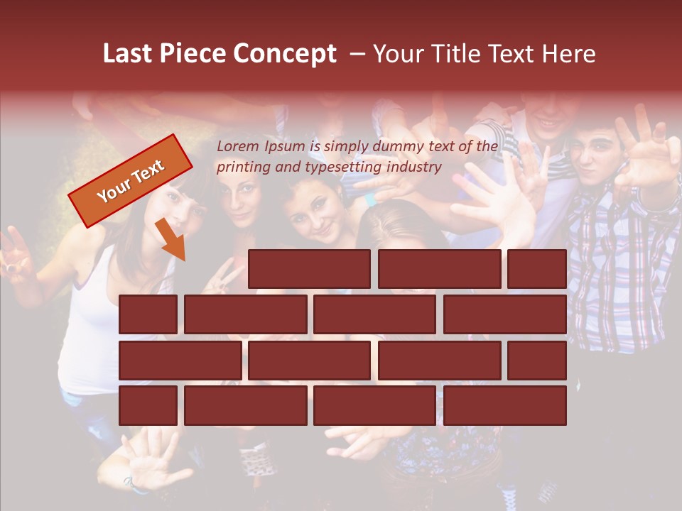 Hands Male Dancefloor PowerPoint Template