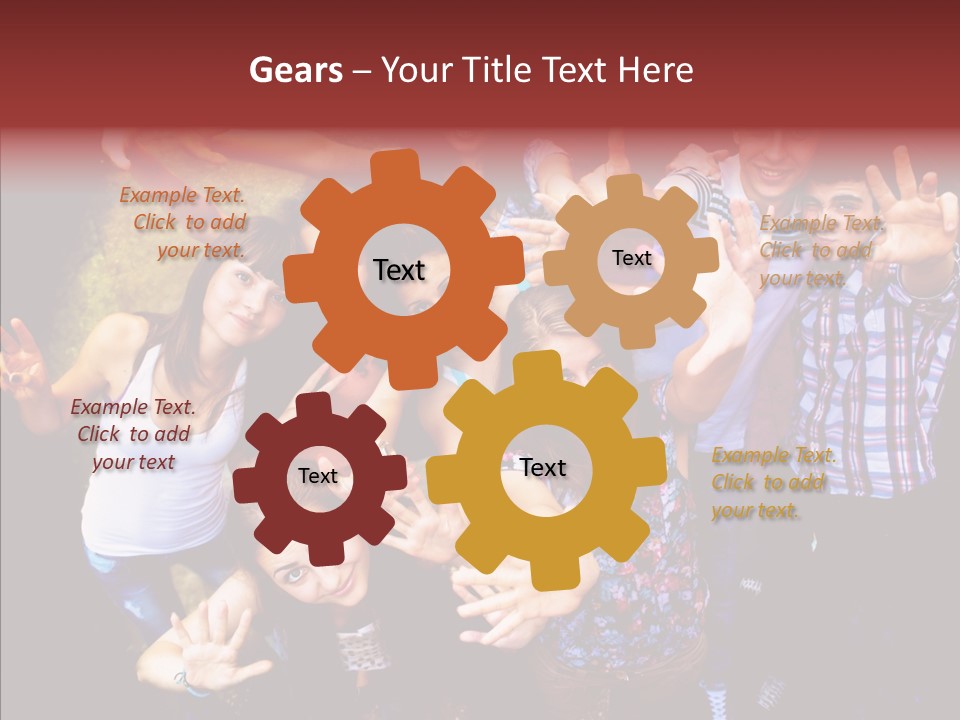 Hands Male Dancefloor PowerPoint Template