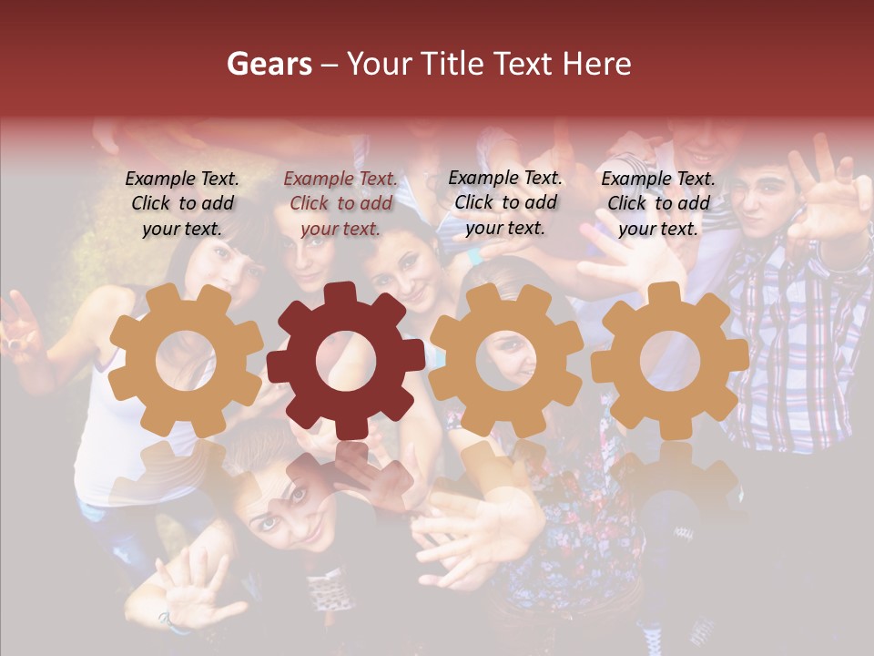 Hands Male Dancefloor PowerPoint Template