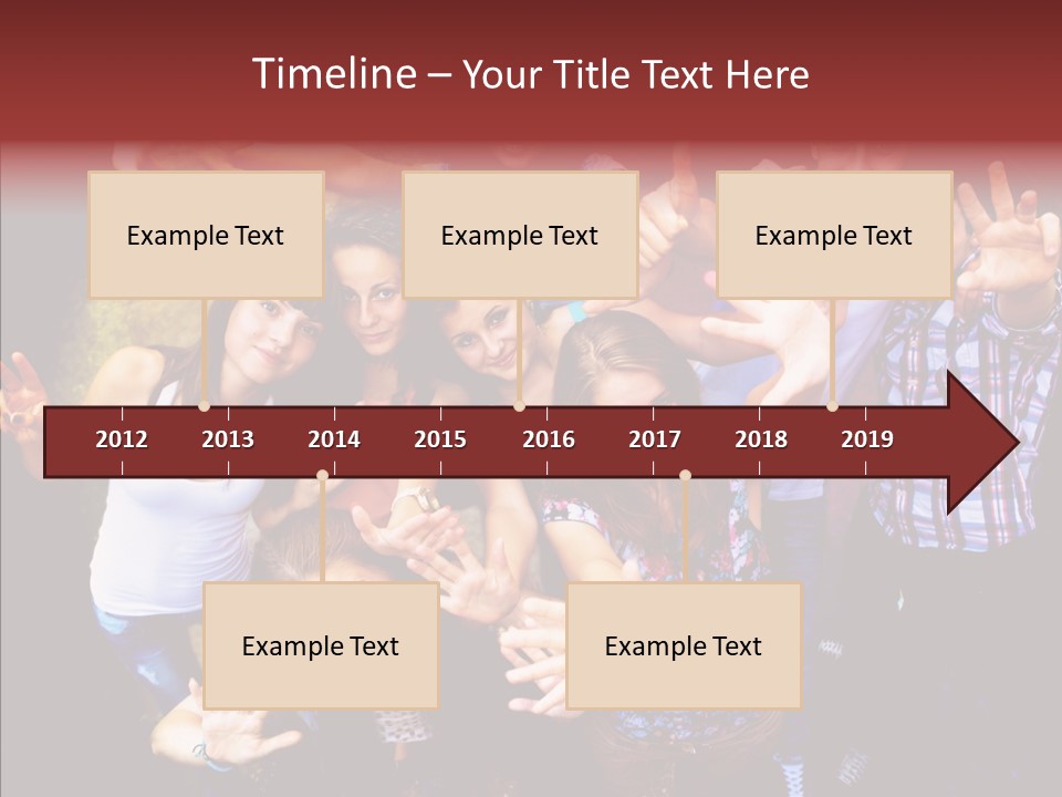 Hands Male Dancefloor PowerPoint Template