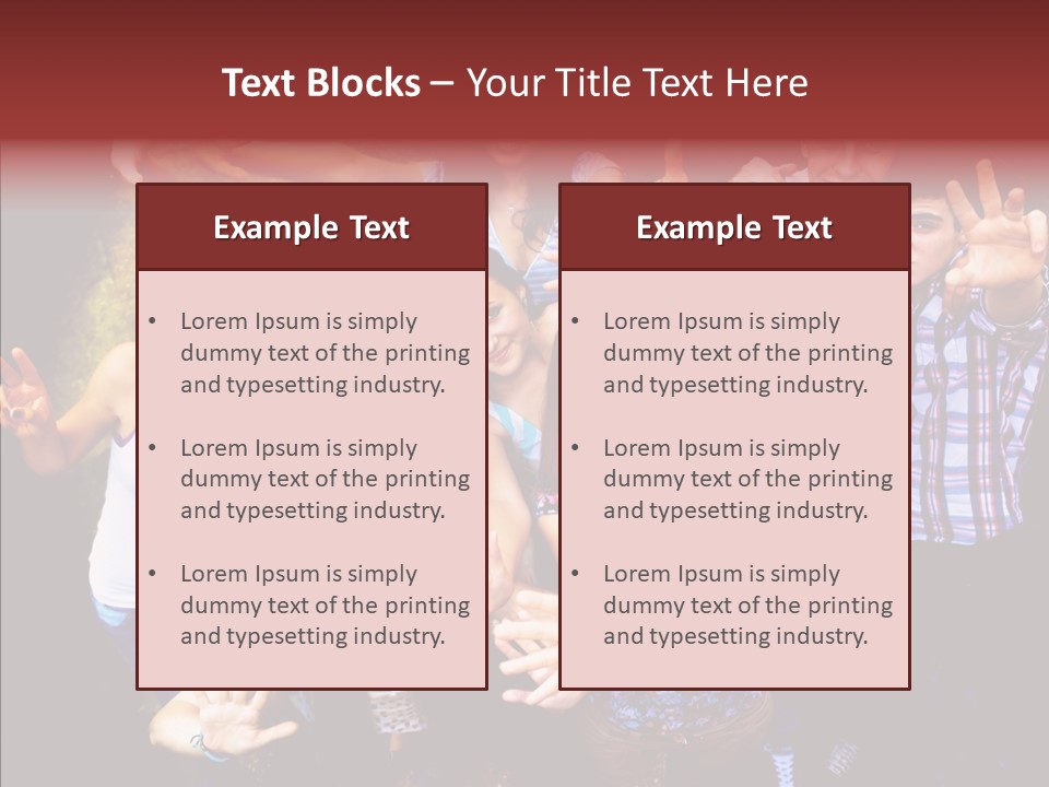 Hands Male Dancefloor PowerPoint Template