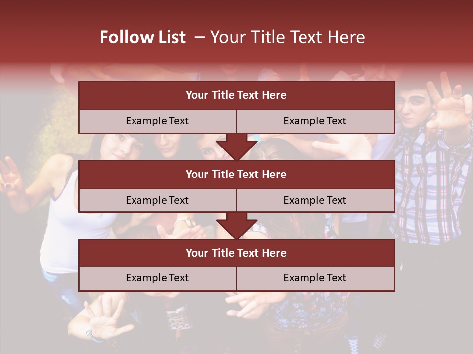 Hands Male Dancefloor PowerPoint Template