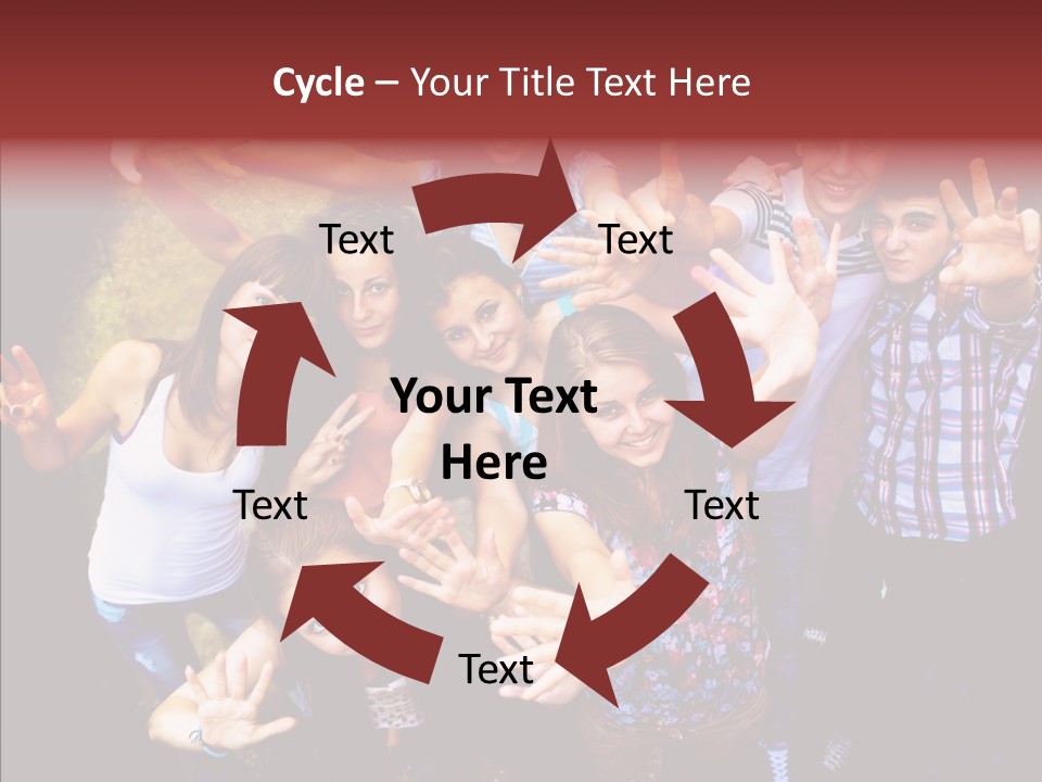 Hands Male Dancefloor PowerPoint Template