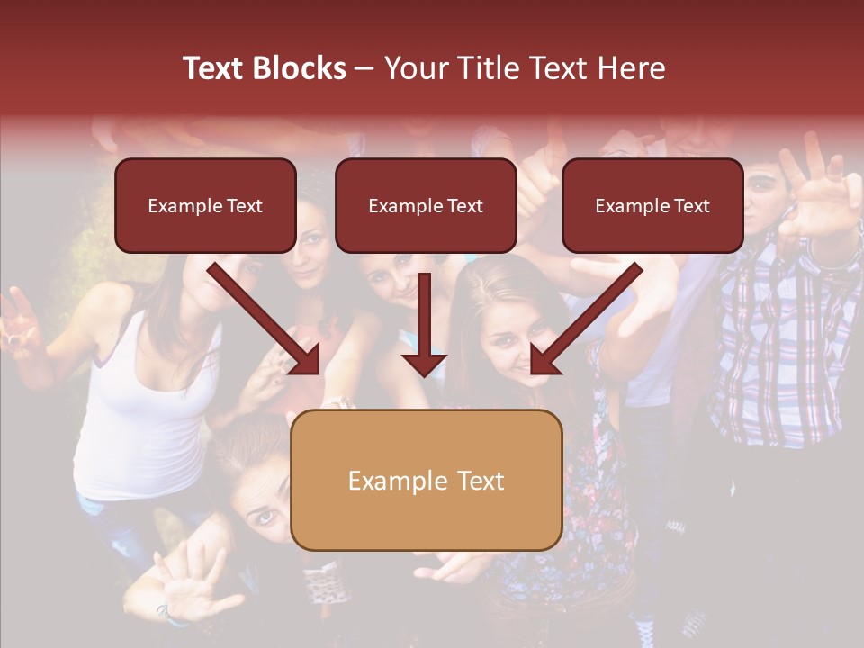 Hands Male Dancefloor PowerPoint Template