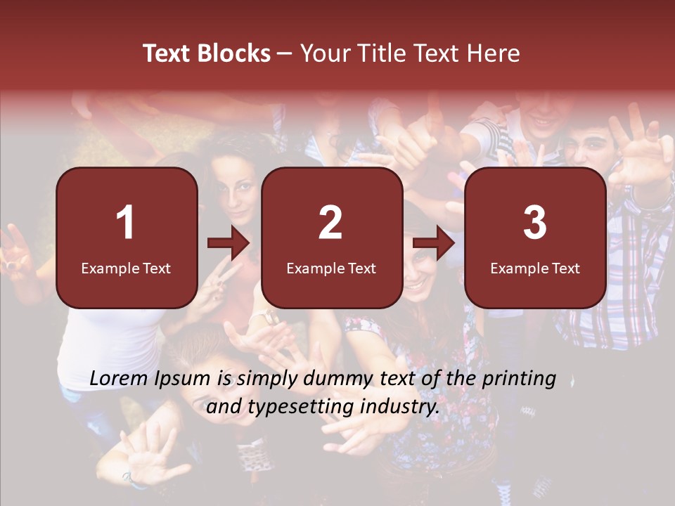 Hands Male Dancefloor PowerPoint Template