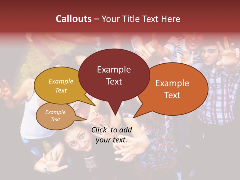 Hands Male Dancefloor PowerPoint Template