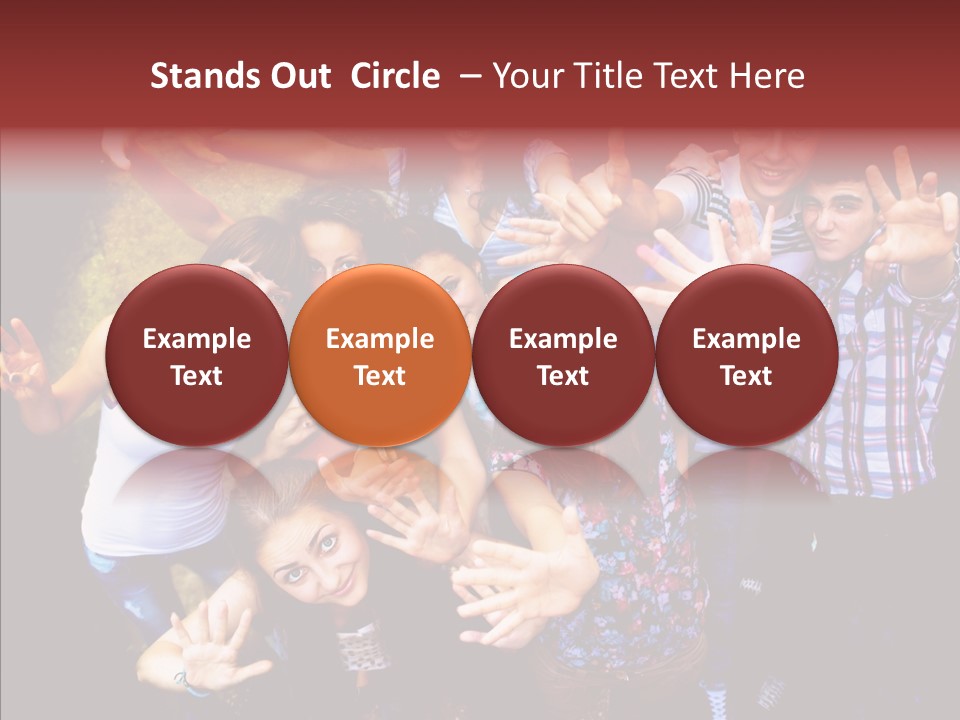 Hands Male Dancefloor PowerPoint Template