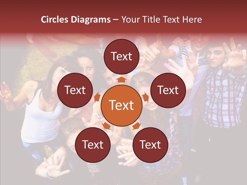 Hands Male Dancefloor PowerPoint Template