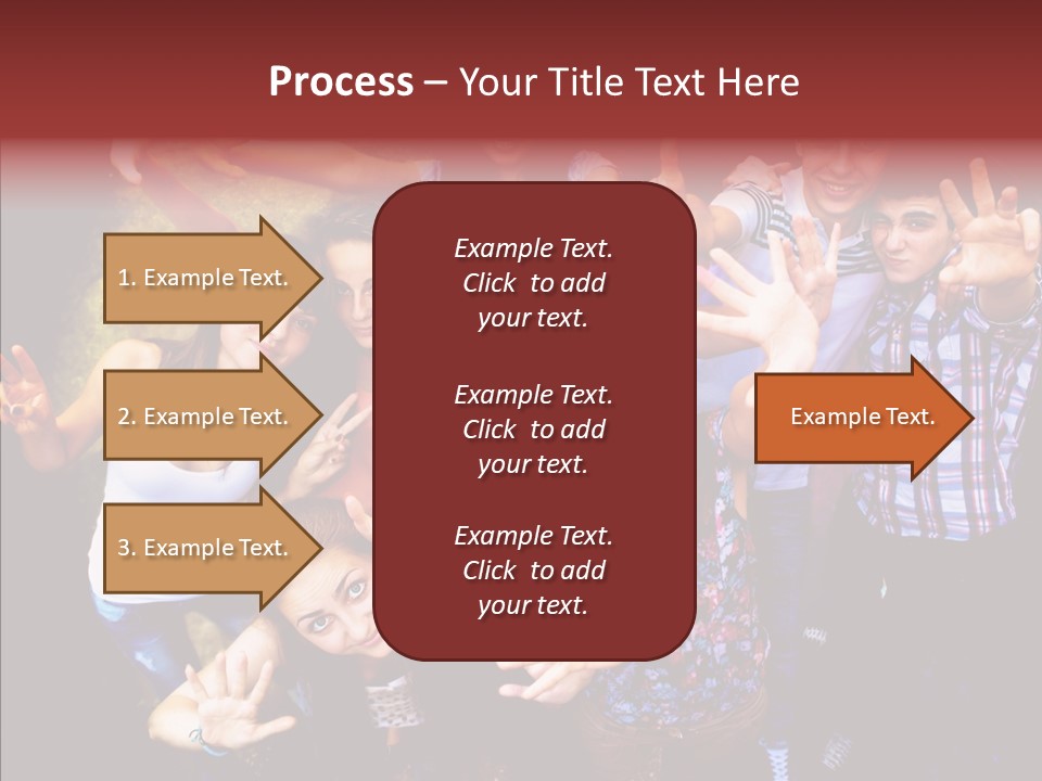 Hands Male Dancefloor PowerPoint Template