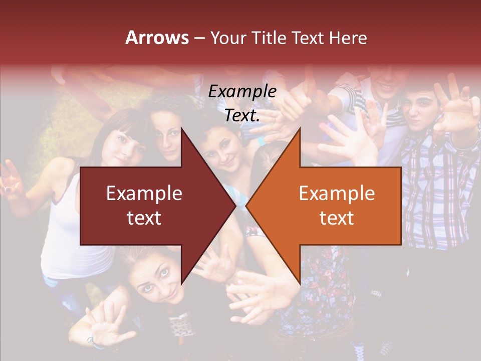 Hands Male Dancefloor PowerPoint Template