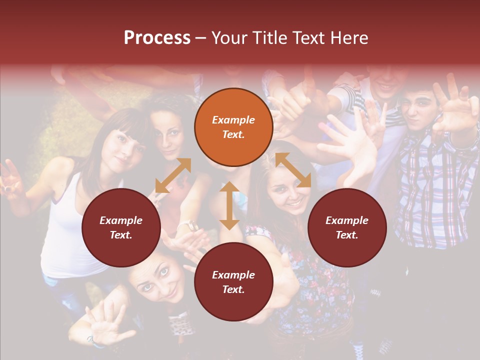 Hands Male Dancefloor PowerPoint Template