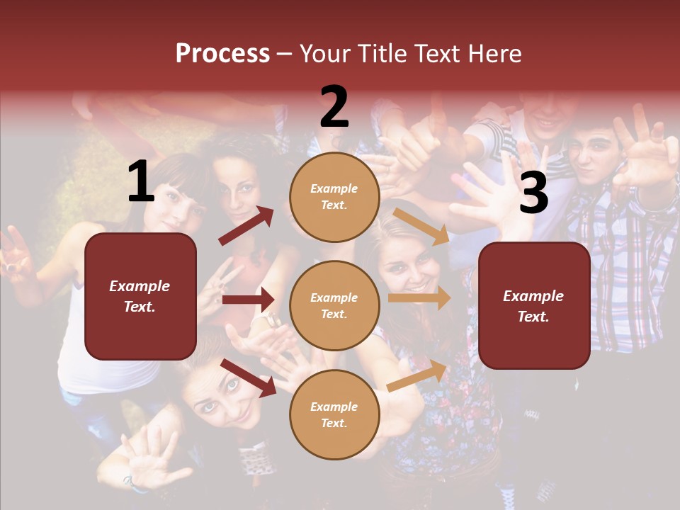 Hands Male Dancefloor PowerPoint Template