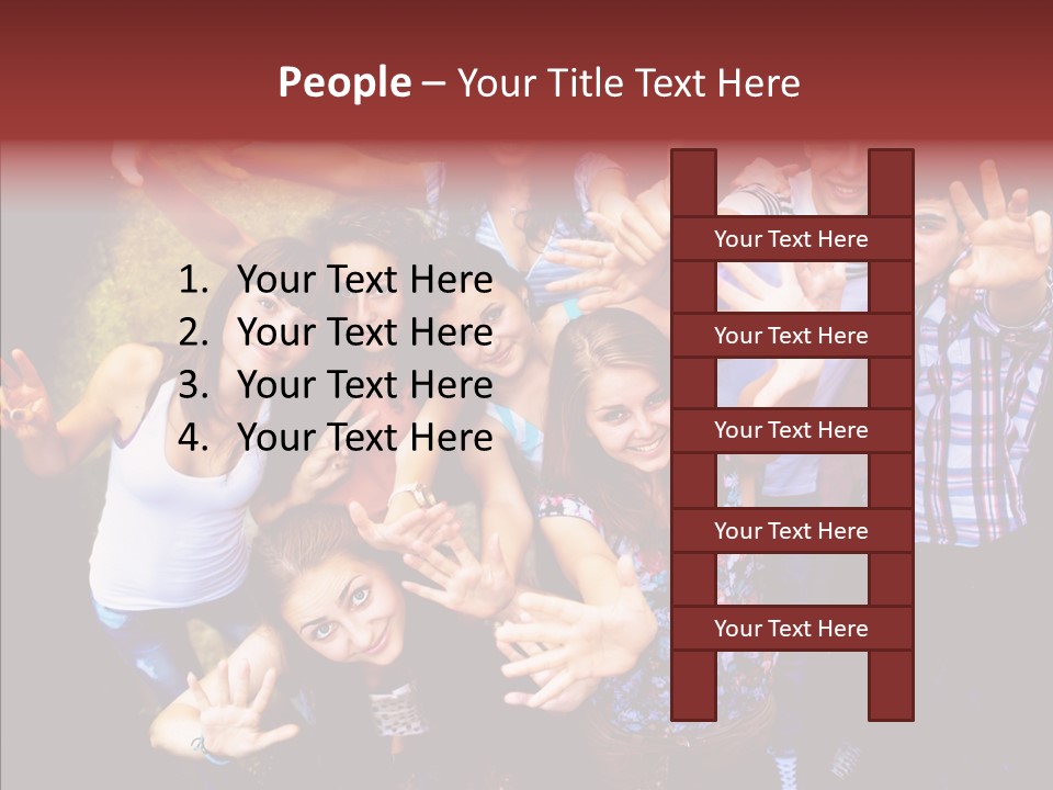 Hands Male Dancefloor PowerPoint Template