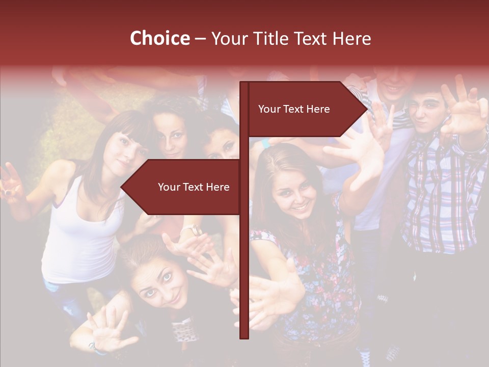 Hands Male Dancefloor PowerPoint Template