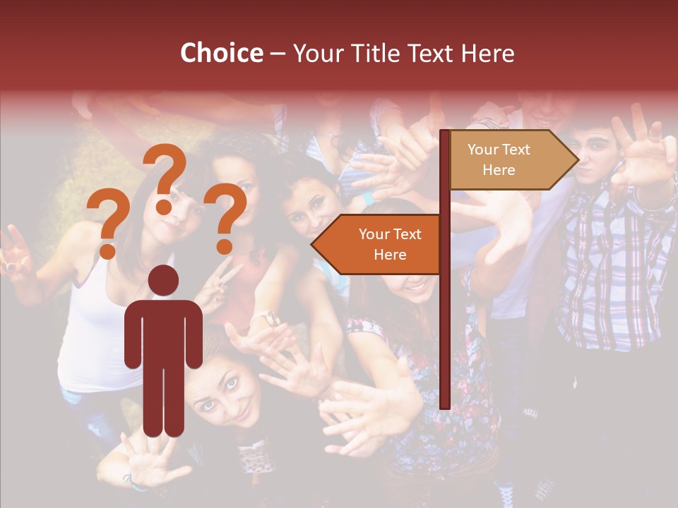 Hands Male Dancefloor PowerPoint Template