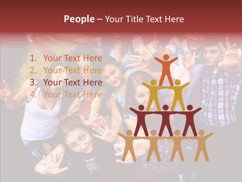 Hands Male Dancefloor PowerPoint Template