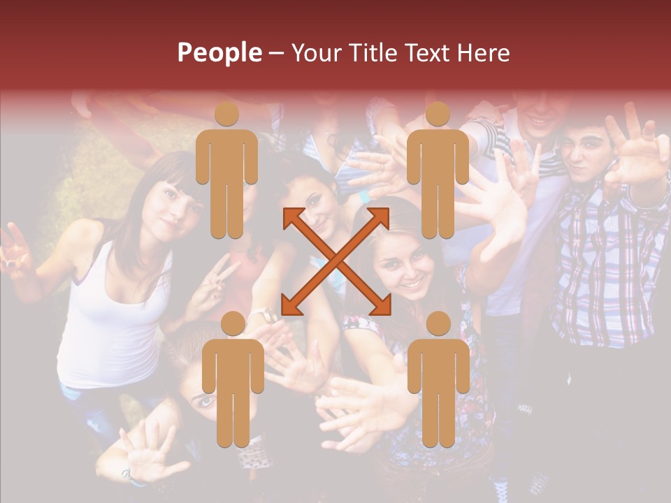 Hands Male Dancefloor PowerPoint Template