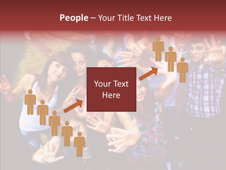 Hands Male Dancefloor PowerPoint Template