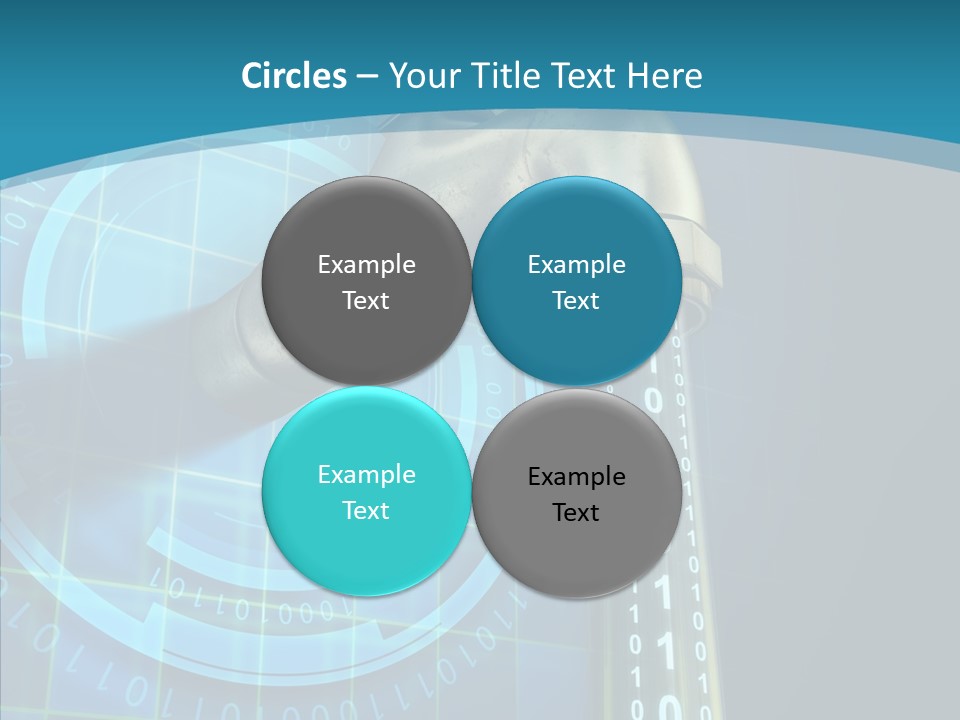Digital Steel Wire PowerPoint Template