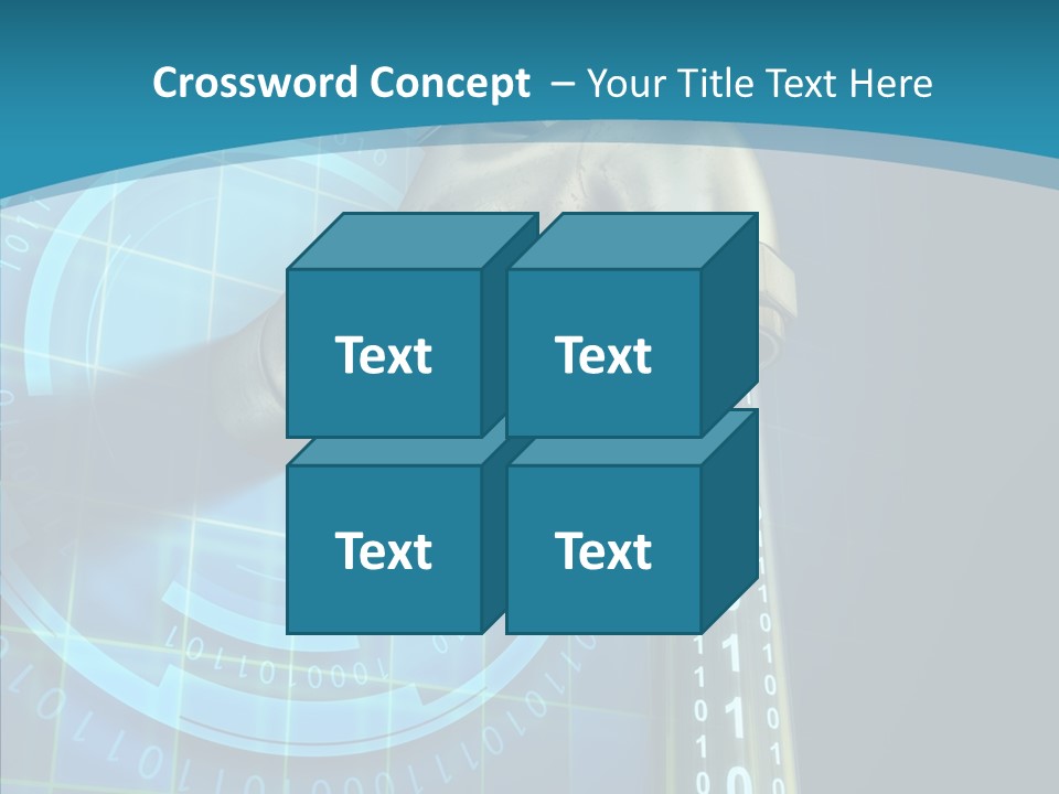 Digital Steel Wire PowerPoint Template