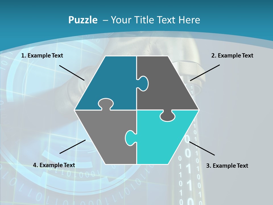 Digital Steel Wire PowerPoint Template