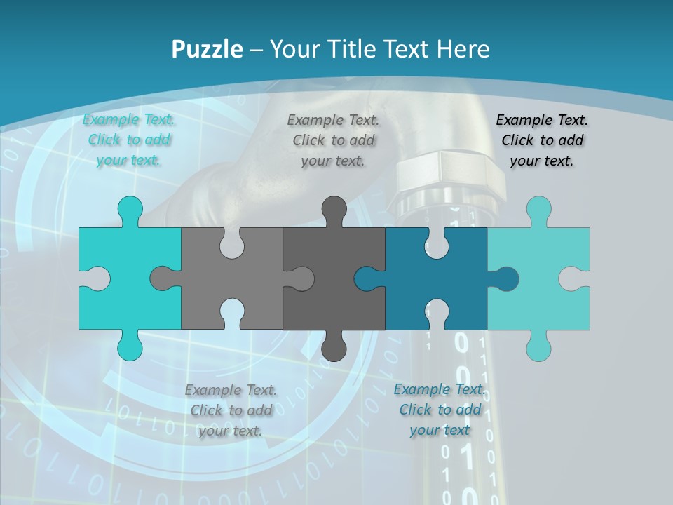 Digital Steel Wire PowerPoint Template