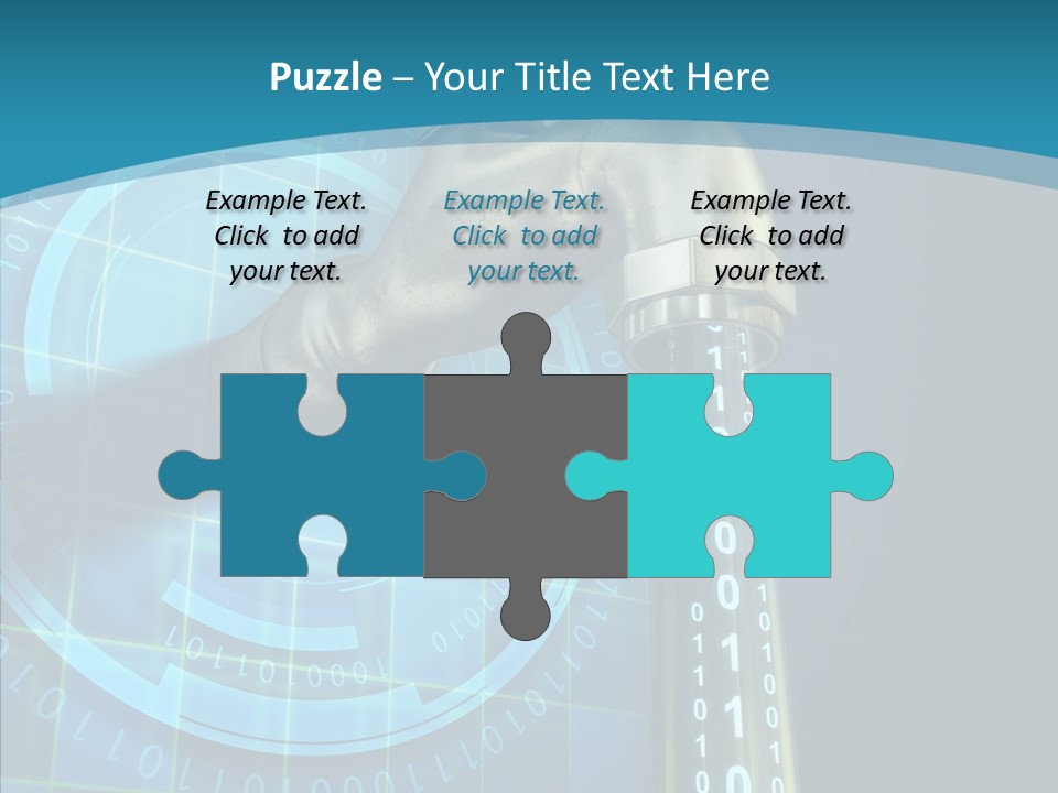 Digital Steel Wire PowerPoint Template