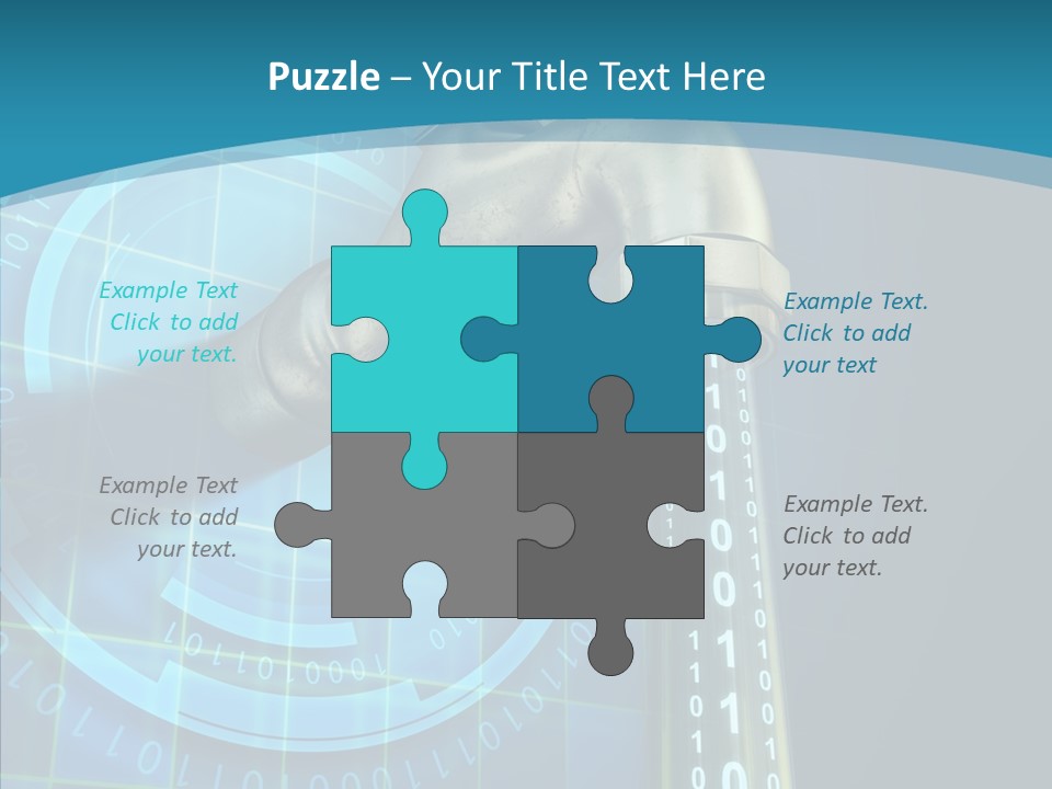 Digital Steel Wire PowerPoint Template