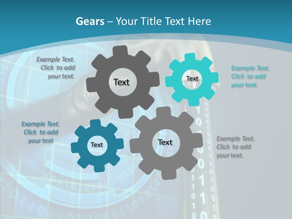 Digital Steel Wire PowerPoint Template