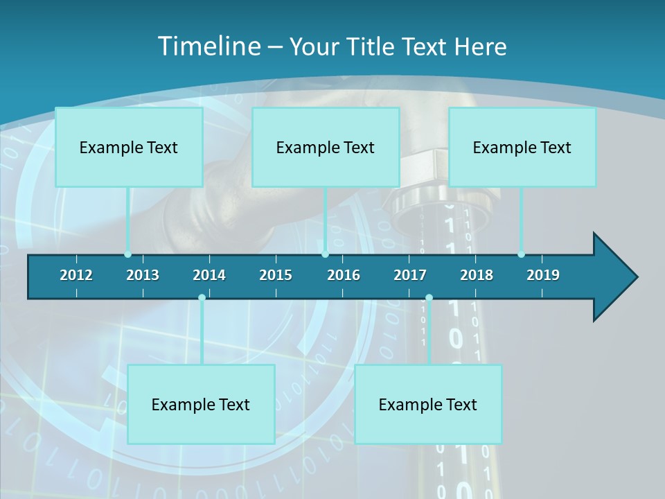 Digital Steel Wire PowerPoint Template