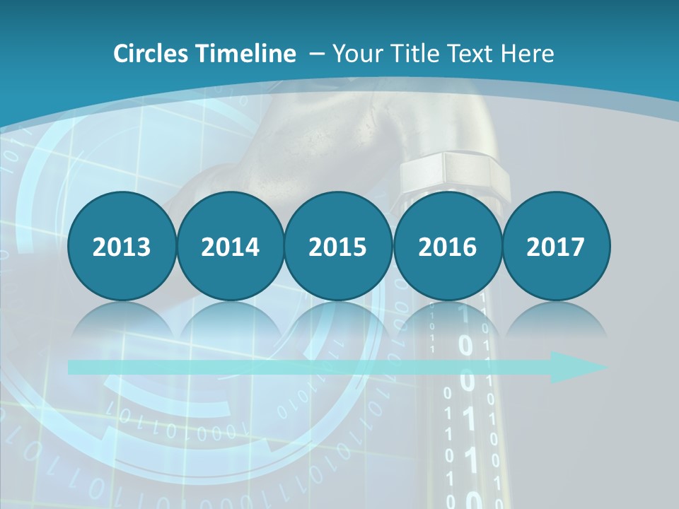 Digital Steel Wire PowerPoint Template