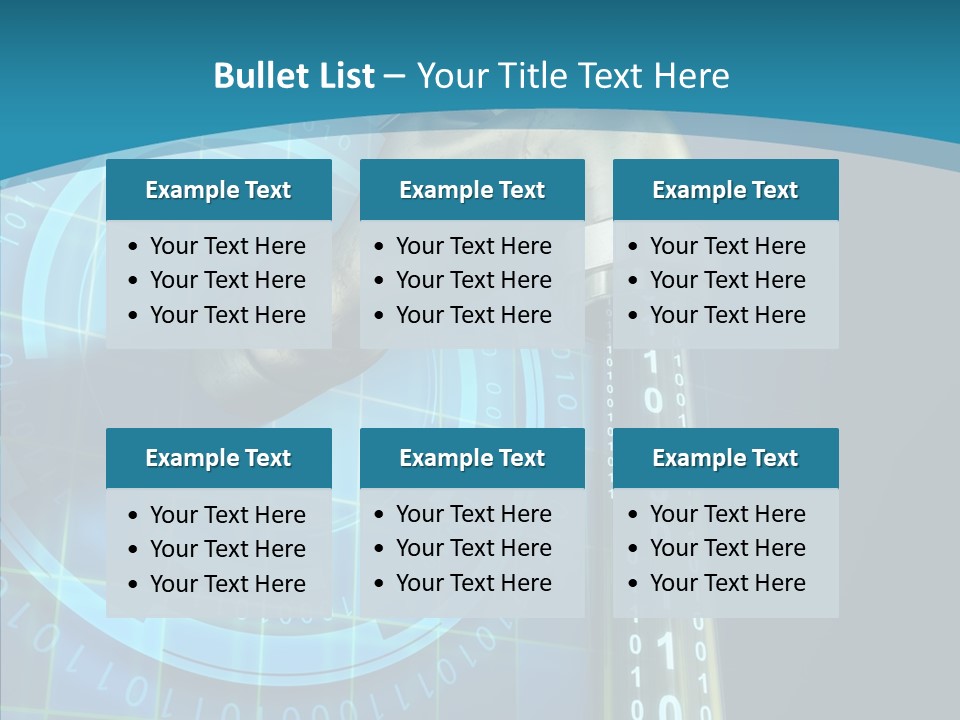 Digital Steel Wire PowerPoint Template