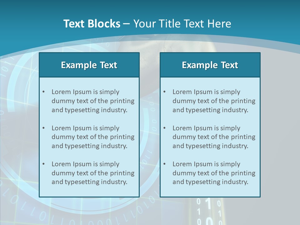 Digital Steel Wire PowerPoint Template
