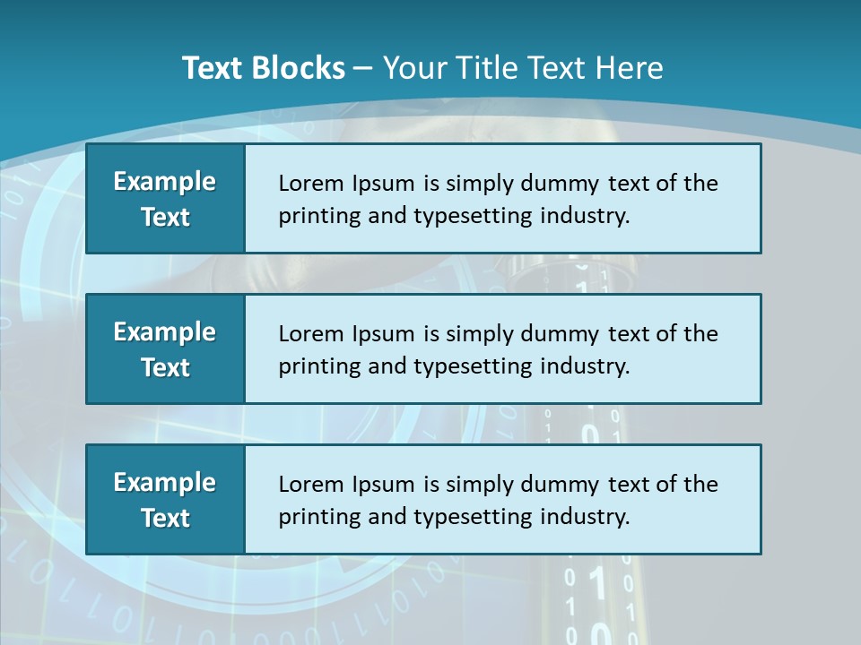 Digital Steel Wire PowerPoint Template