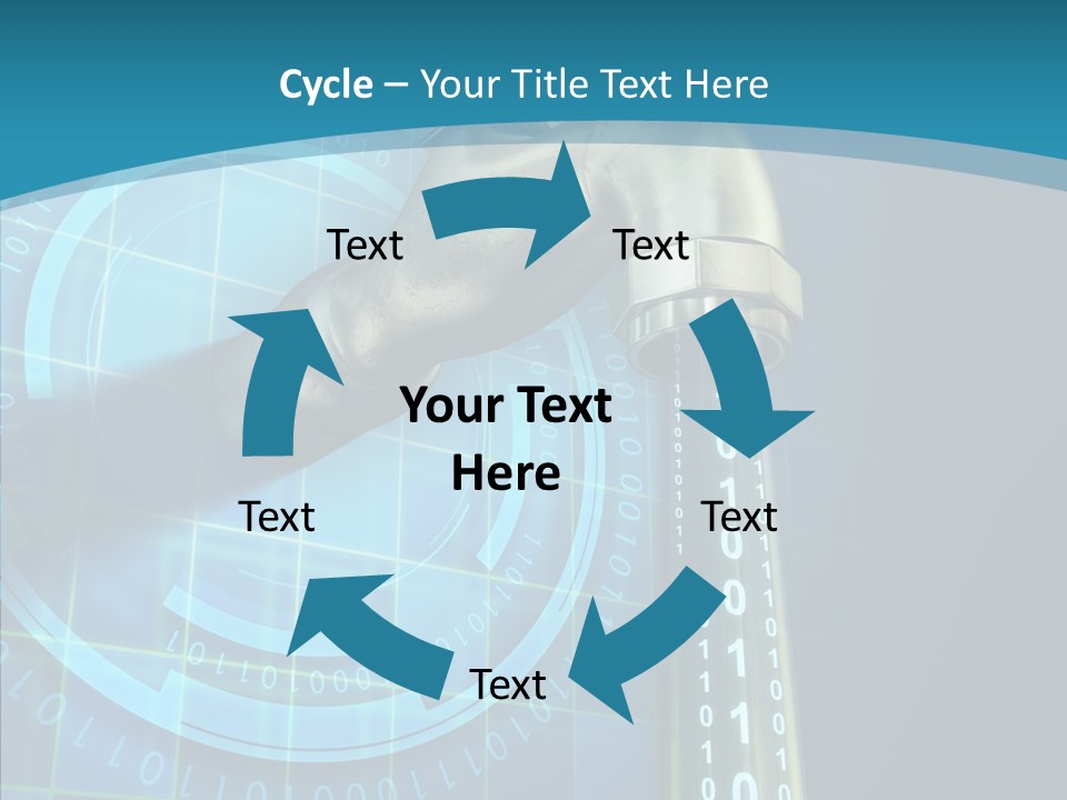 Digital Steel Wire PowerPoint Template